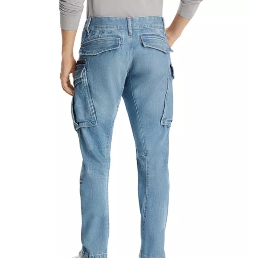 G-Star Raw Rovic Zip 3D Light Blue Denim Jeans_1 - Picture 5 of 6